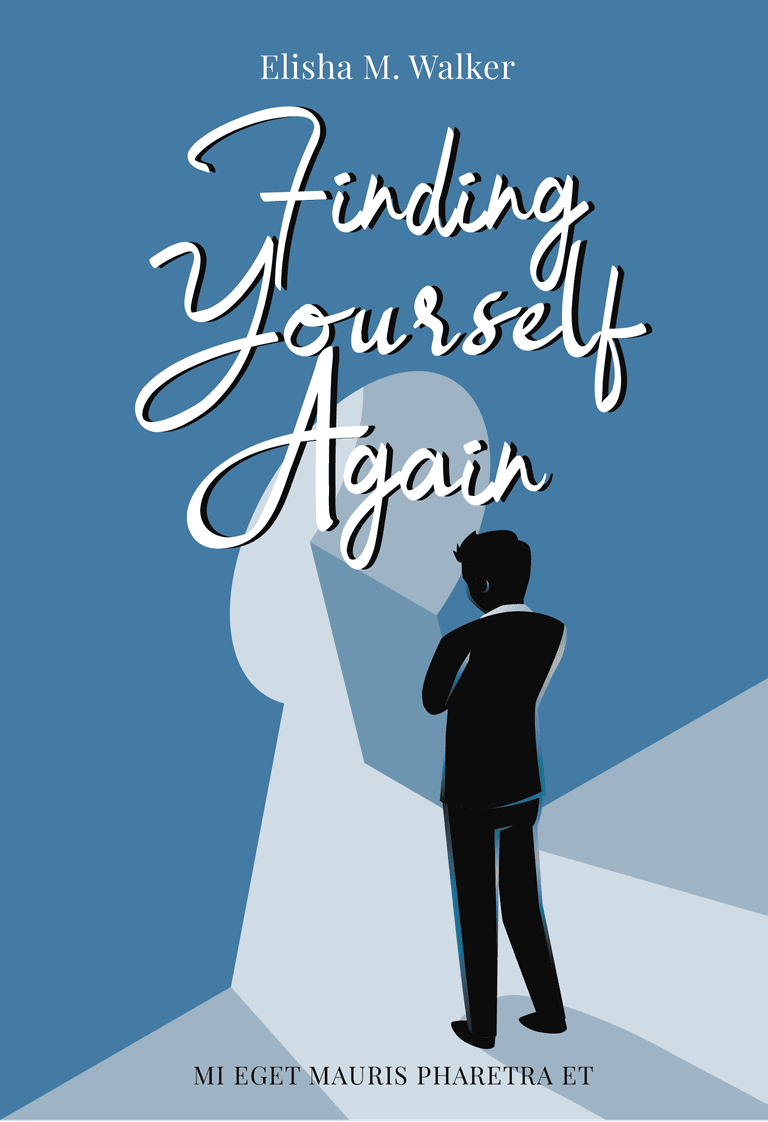 finding yourself again book cover template