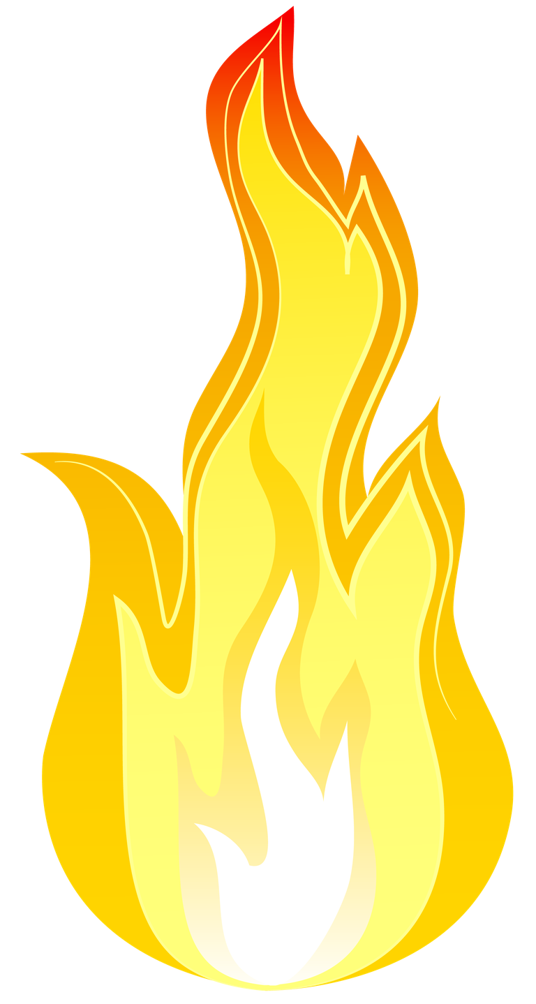 fire collection with different poses for creative projects and illustrations