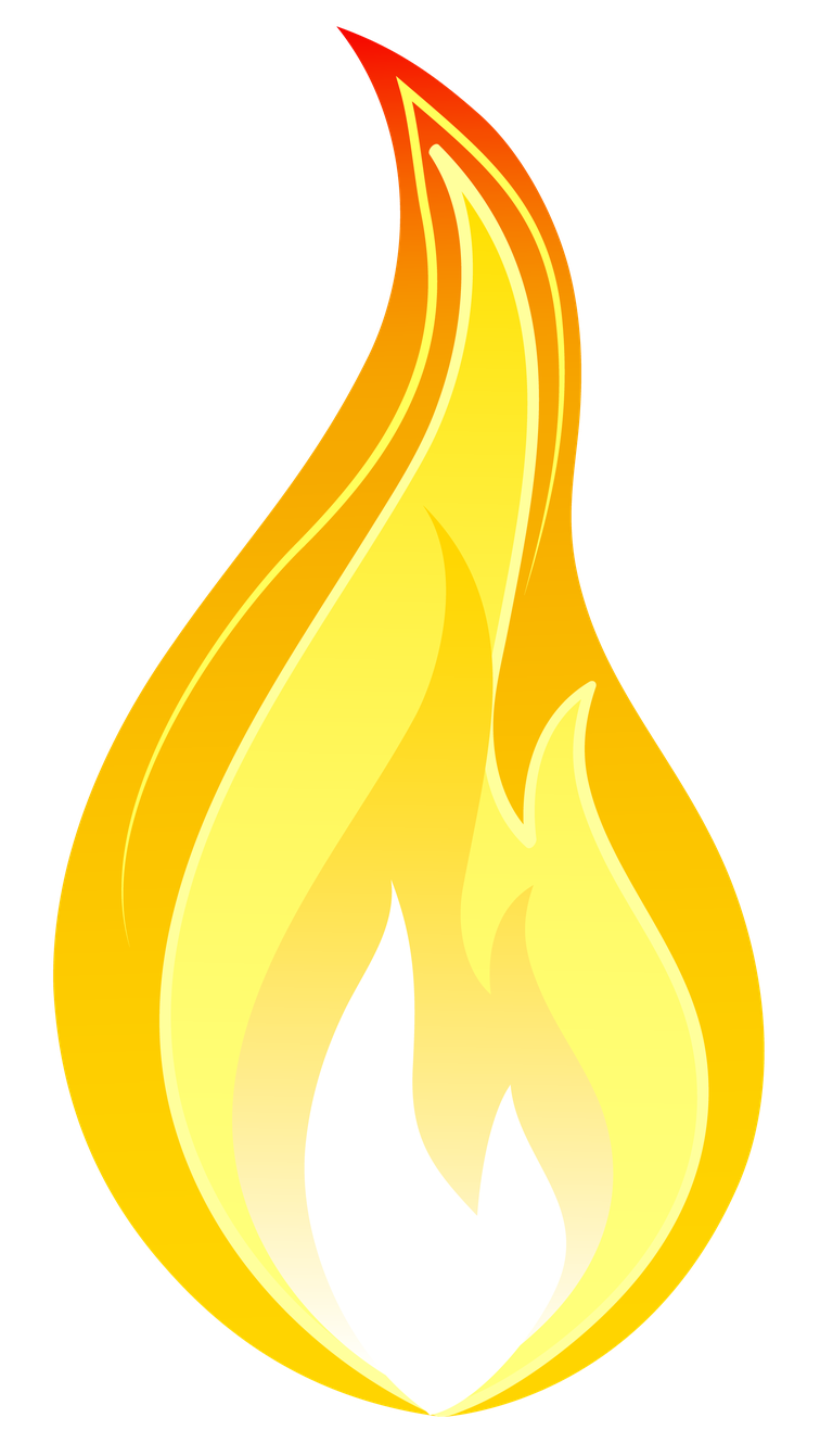 fire collection with different poses featuring vibrant shapes and dynamic colors