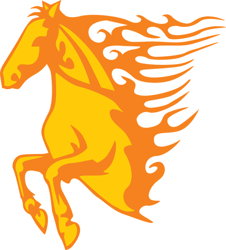 fire horse abstract horse graphics for energetic branding and creative projects