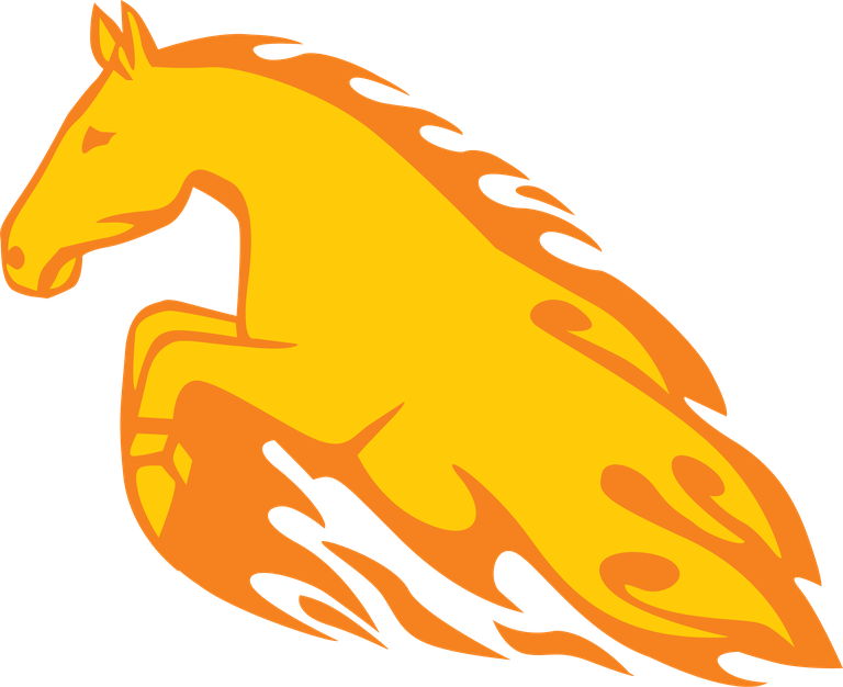 fire horse abstract horse graphics for dynamic branding and modern projects