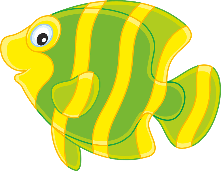 fish animal english alphabet cartoon vector