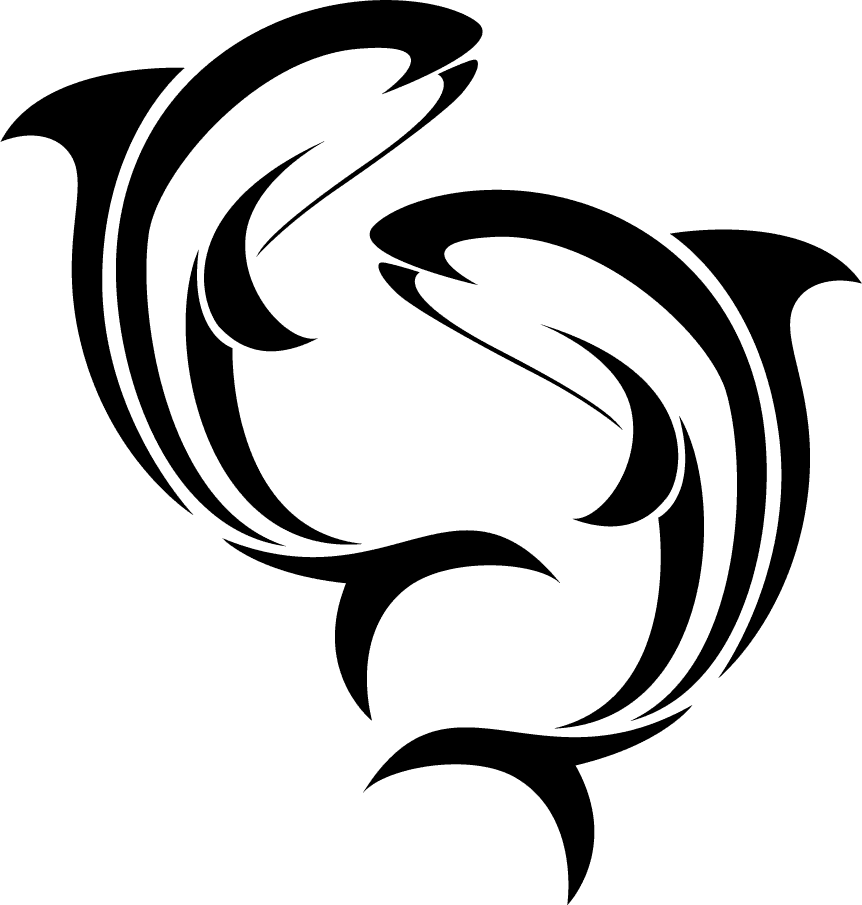 fish icon fish seahorse cartoon vector