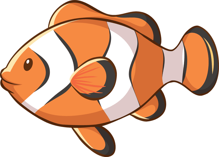 fish large wildlife with many types of animals illustration
