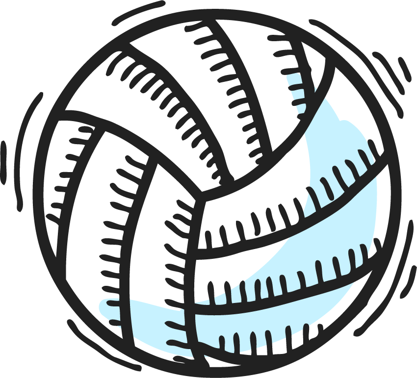 fitness sketch colored icons set featuring motivational sports and healthy lifestyle symbols