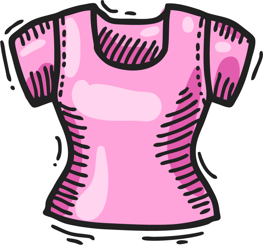 fitness sketch colored icons set featuring stylish athletic apparel for active lifestyles