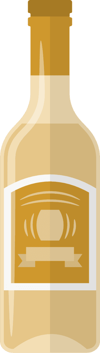 flat alcohol bottle wine bottle with elegant label for modern branding needs