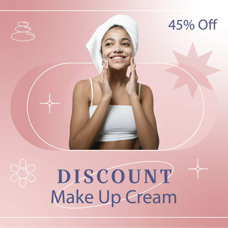 instagram cosmetic and beauty promotion post template