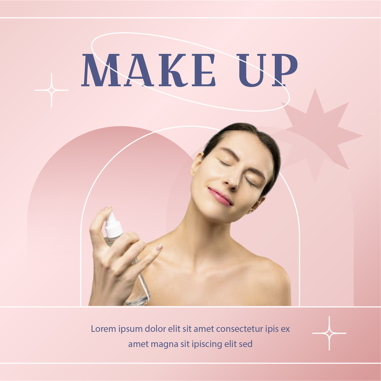 instagram cosmetic and beauty promotion post template