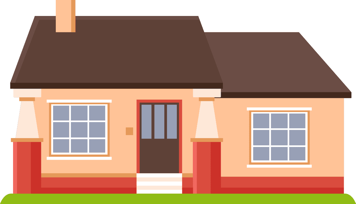 flat cottage house building with modern features and inviting curb appeal for every homeowner