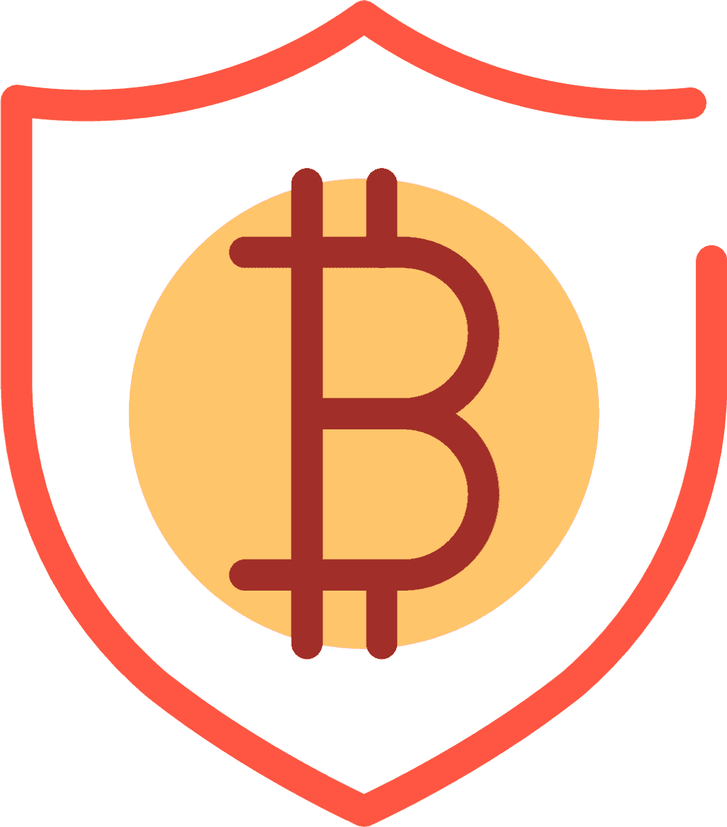 flat cryptocurrency icon elements for secure transactions and digital finance management