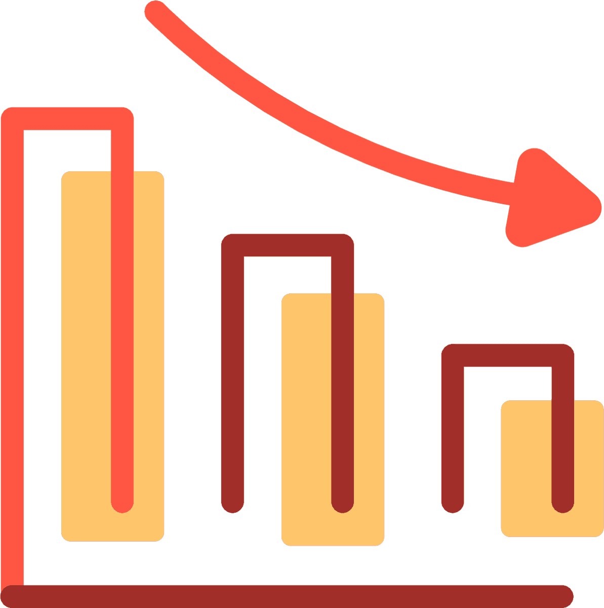 flat cryptocurrency icon elements showing market trends and analysis for investment insights