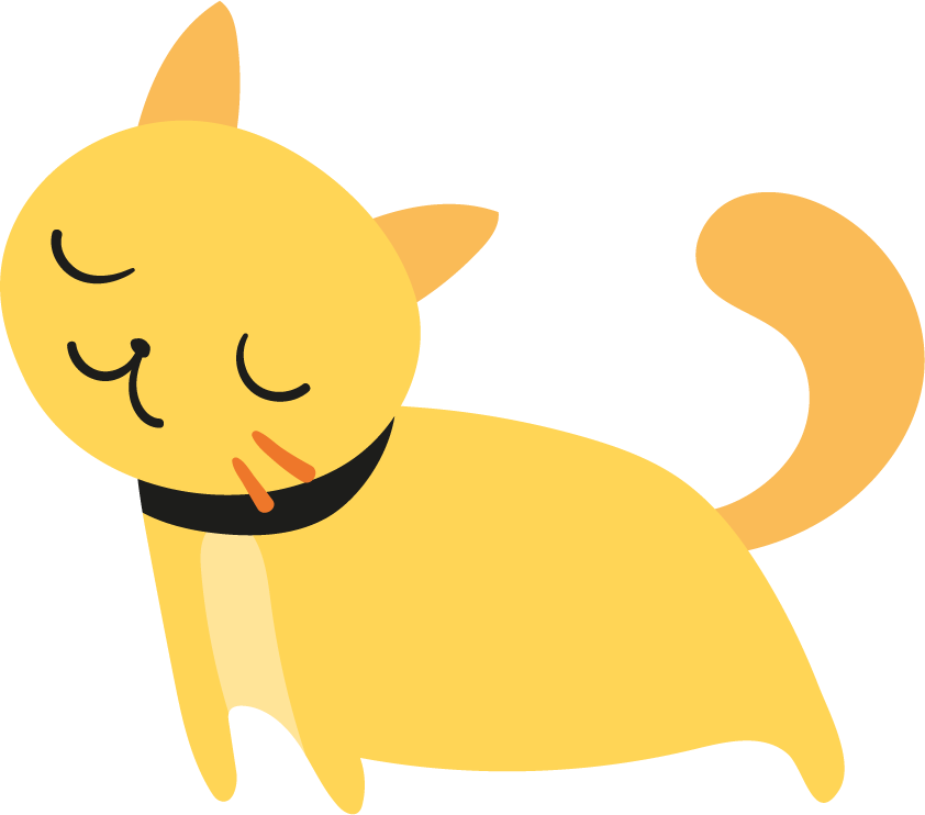 flat cute colorful cats illustration perfect for playful designs and creative projects