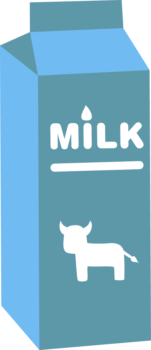 flat dairy drink illustration