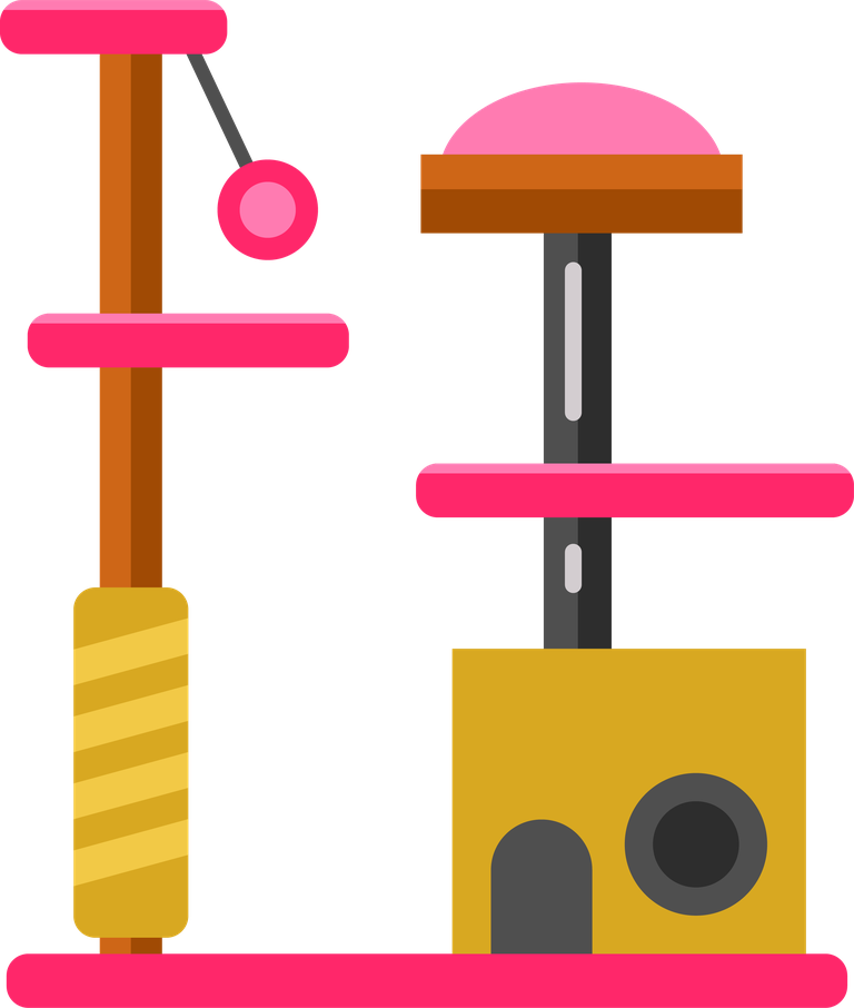 flat farmland element farmland icon for cat play structure with interactive toys