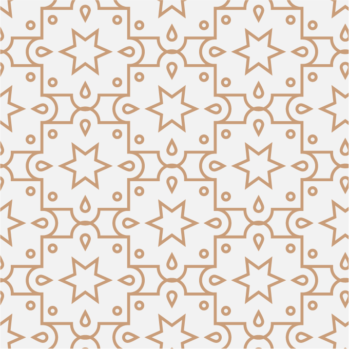 flat linear arabic pattern collection for modern interiors and creative projects