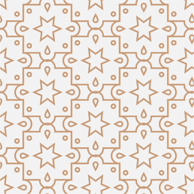 flat linear arabic pattern collection