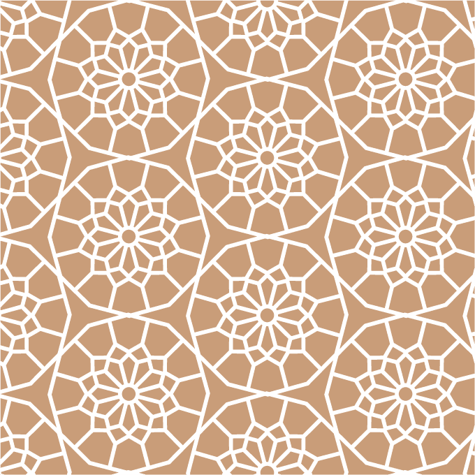 flat linear arabic pattern collection