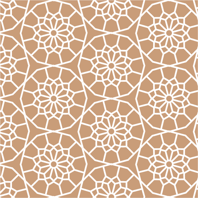 flat linear arabic pattern collection for modern interior and textile applications