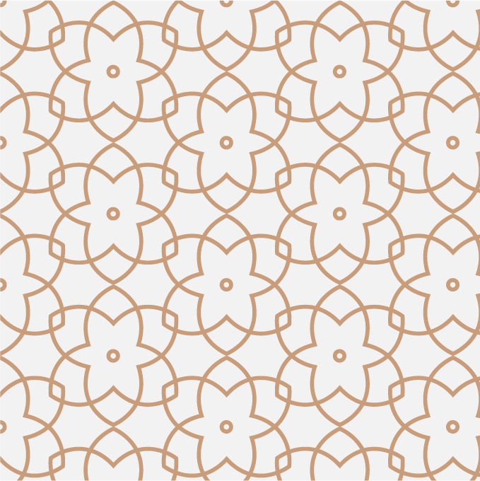 flat linear arabic pattern collection