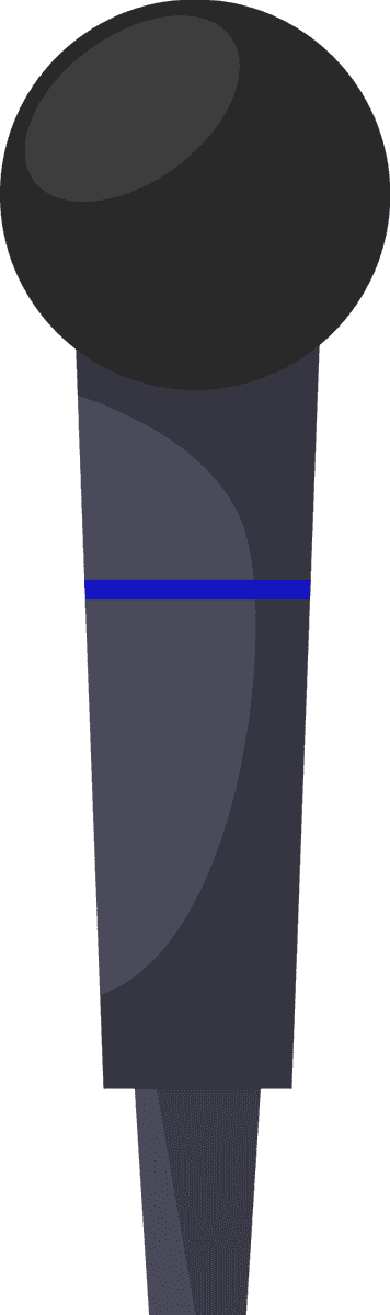 flat professional microphones illustration for audio recording in modern media production