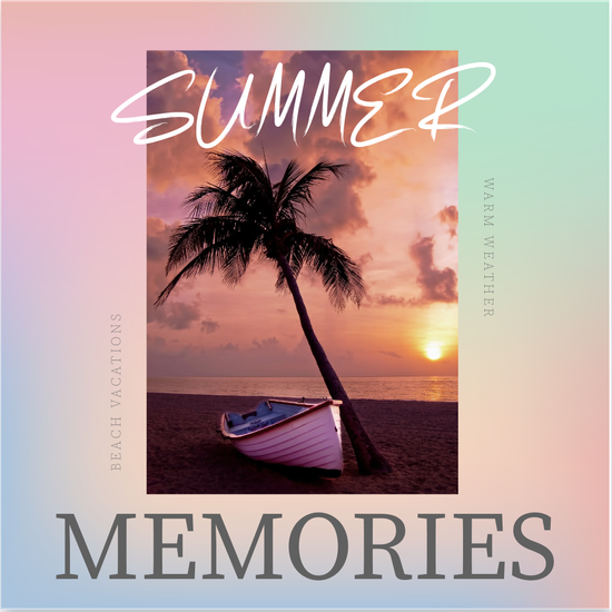 summer moments captured in pastel hues instagram posts template