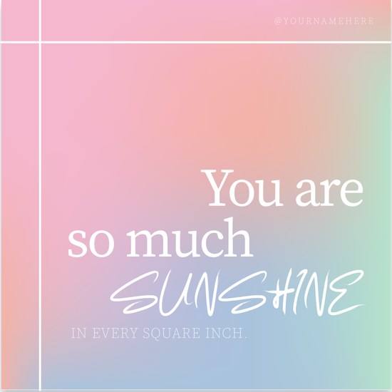 summer moments captured in pastel hues instagram posts template