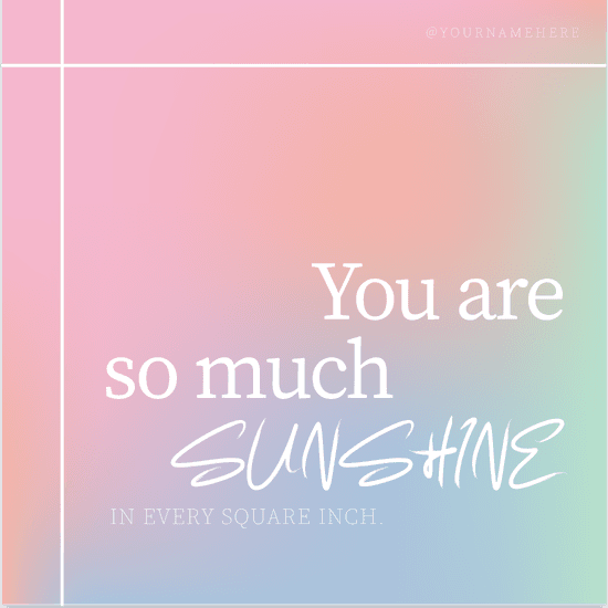 summer moments captured in pastel hues instagram posts template