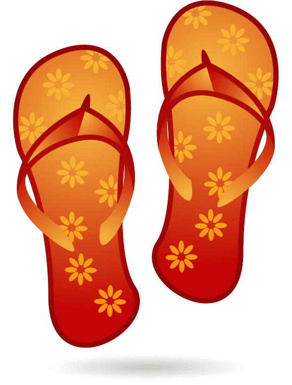 flip flops summer icons