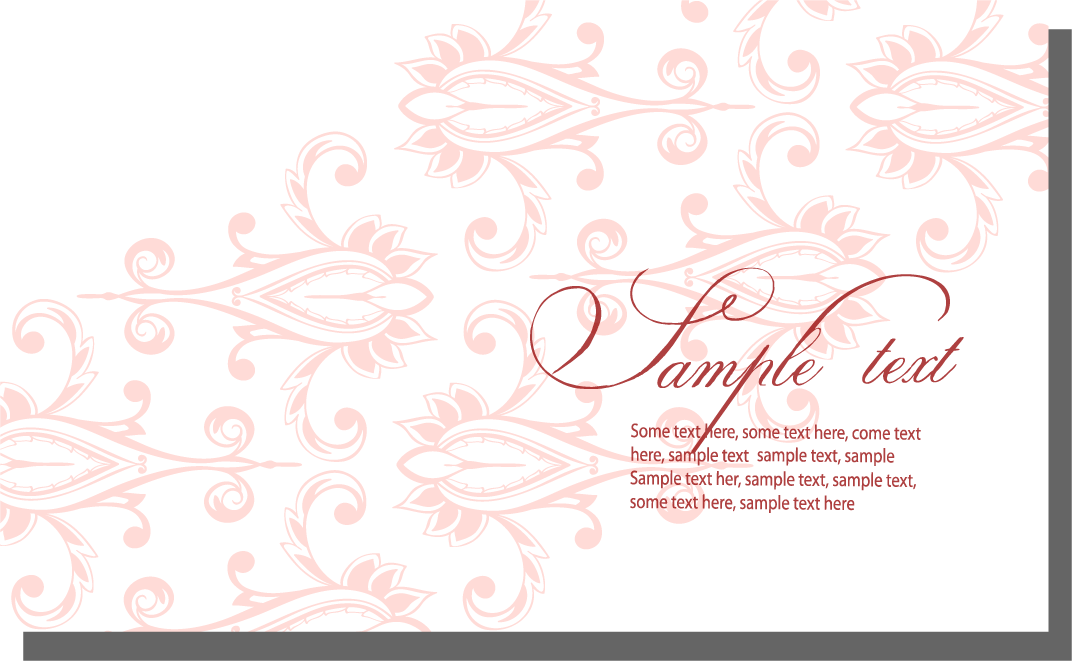 floral business card templates collection with elegant motifs for professional branding needs