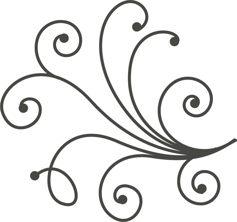 floral decorative ornaments set design for elegant invitations and stationery projects