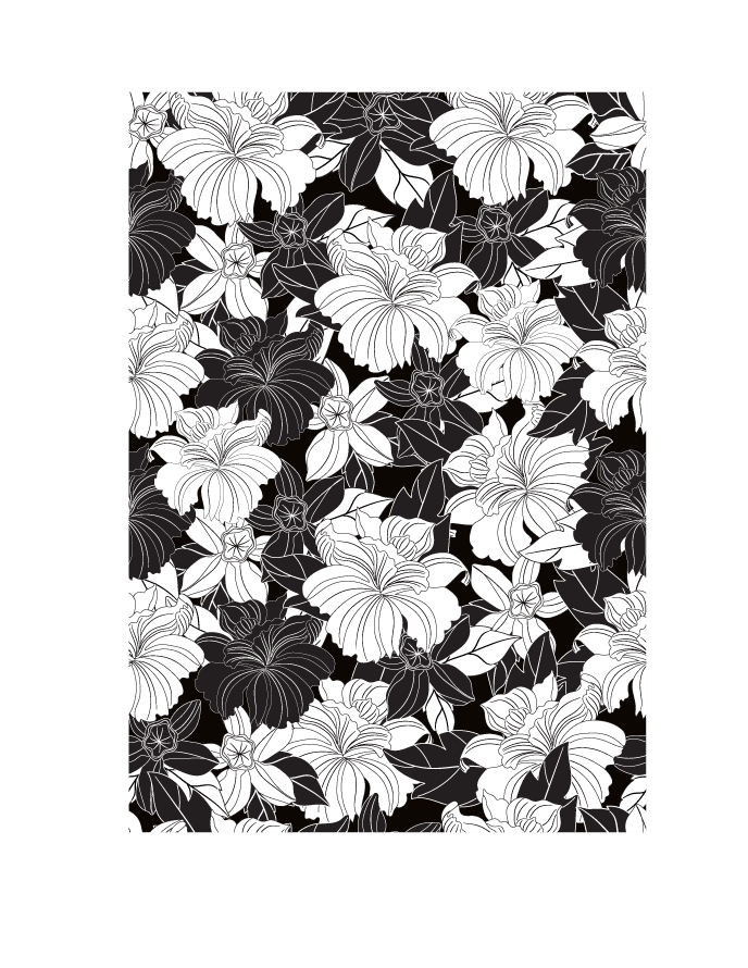 floral pattern templates elegant classical blooming design