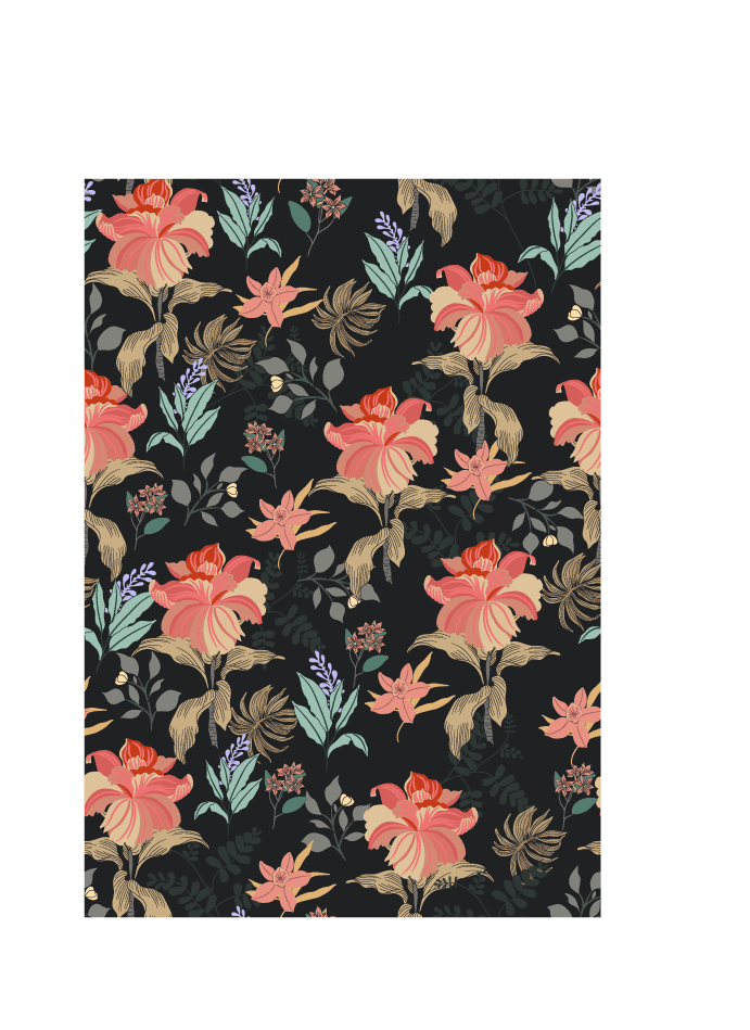 floral pattern templates elegant classical blooming design