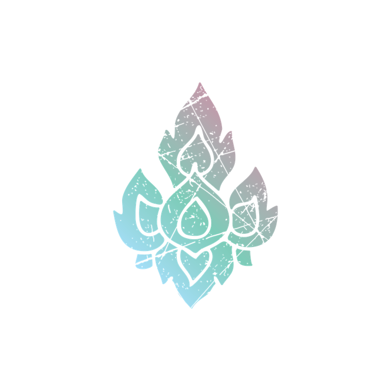 colorful floral thai grunge style illustration for vibrant artwork and backgrounds
