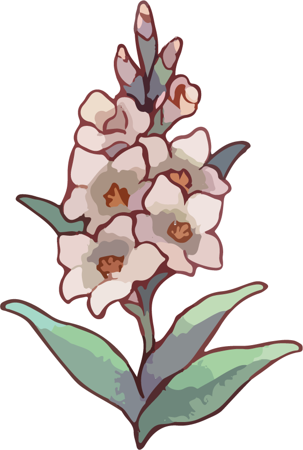 flower colorful watercolor vector illustration with delicate petals and lush greenery for modern decor