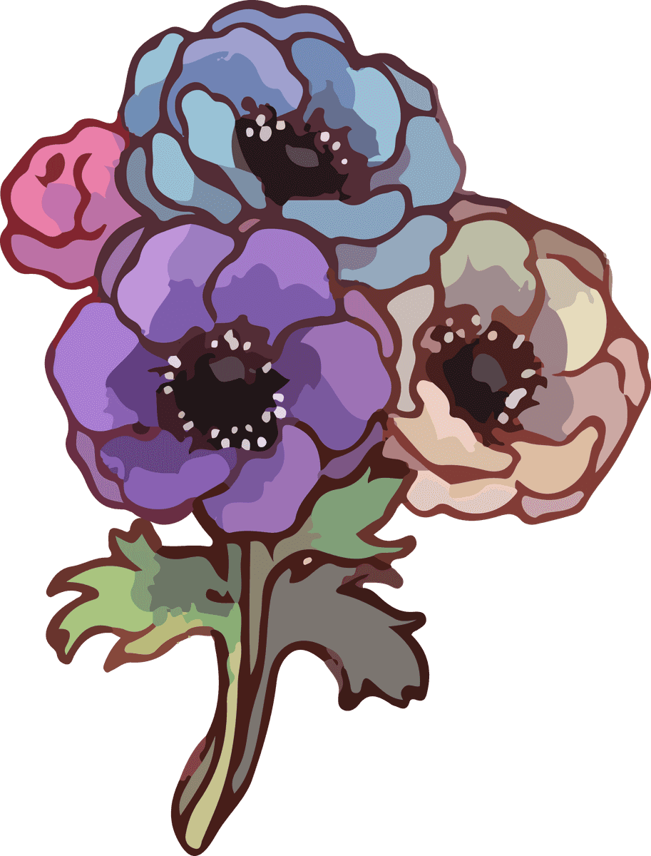 flower colorful watercolor vector arrangement for vibrant decor and creative projects