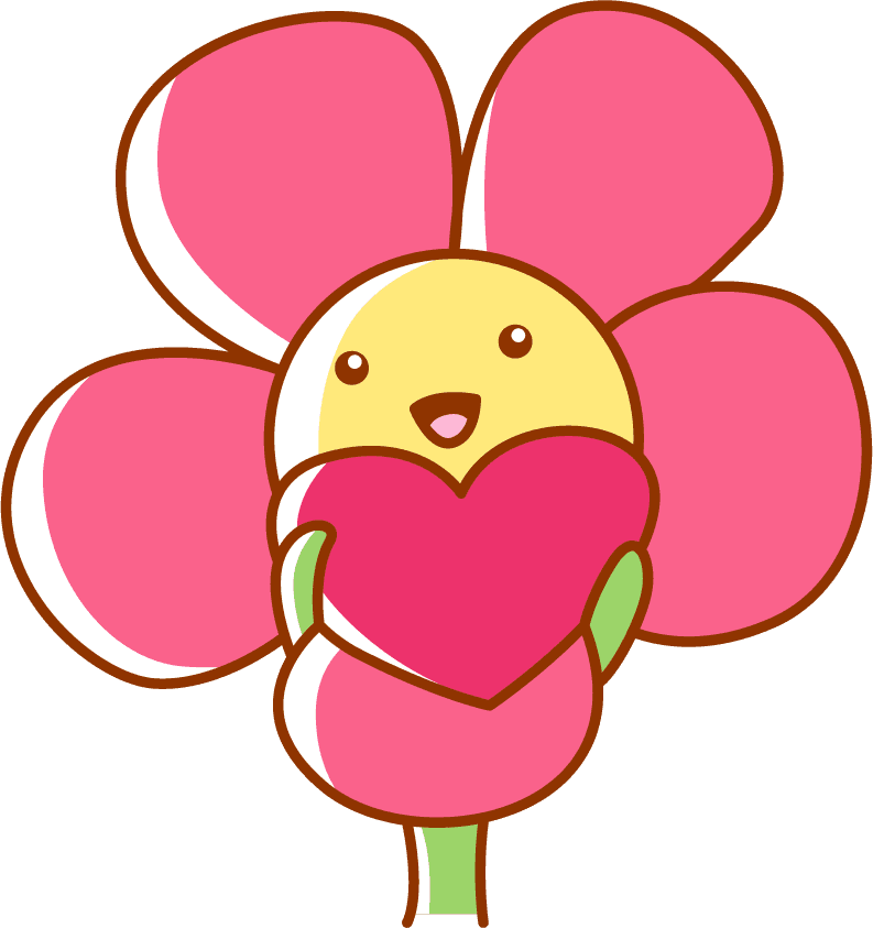 flower emoticon sticker icons funny cute sketch