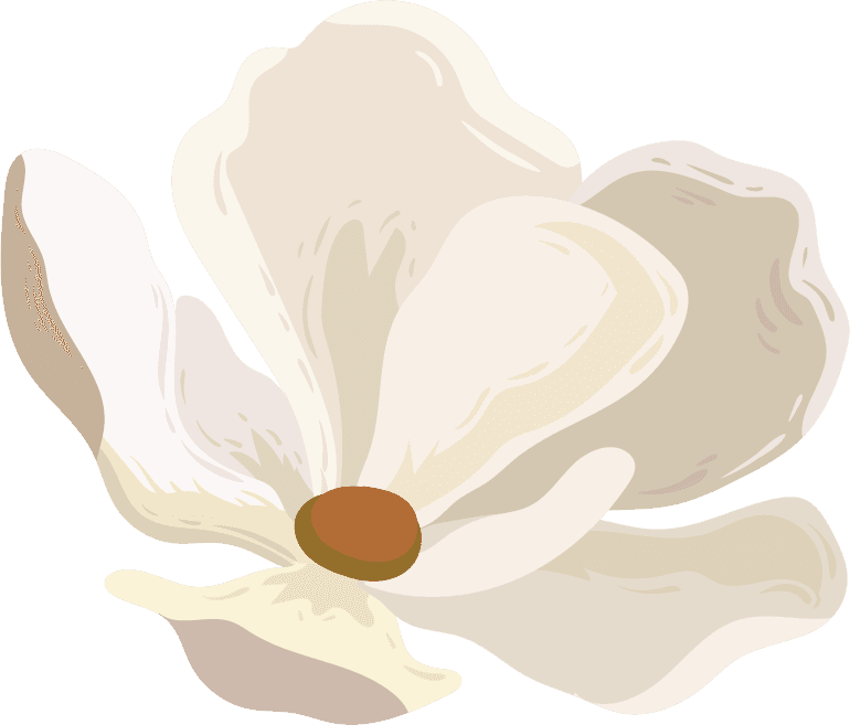flowers icons colored classical sketch style for elegant decoration and branding