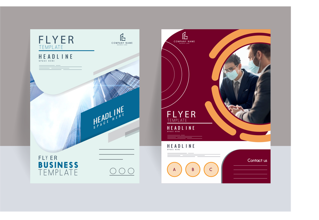 flyer banner business patterns textures for modern corporate promotional materials