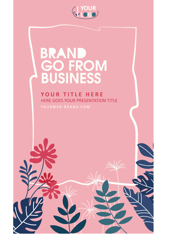 eye-catching flyer template patterns and textures for vibrant brand promotion