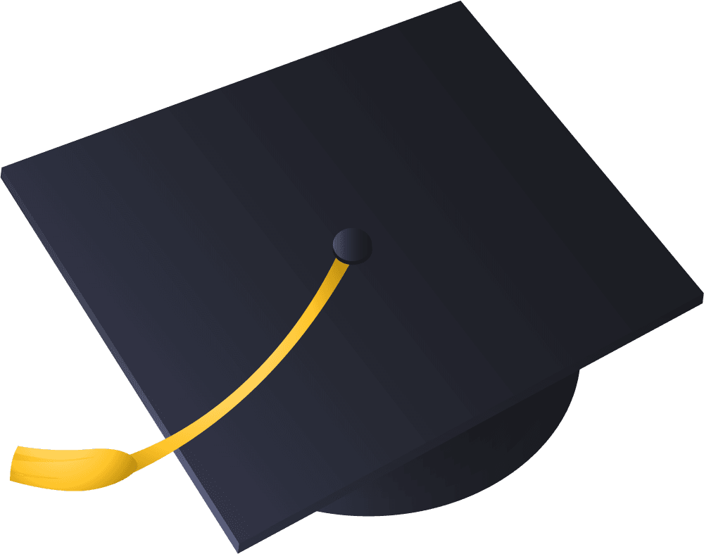 Graduation hat, flying graduation caps