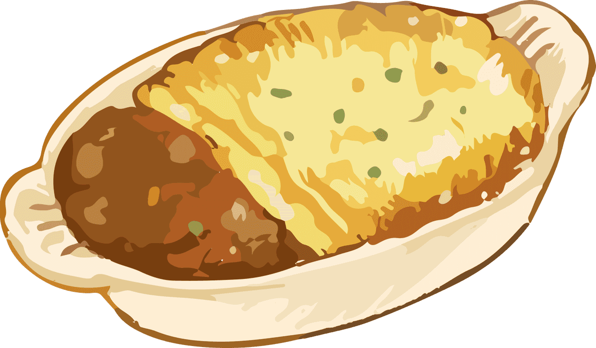 food art drawing watercolor showcasing a delicious lasagna with rich toppings and textures
