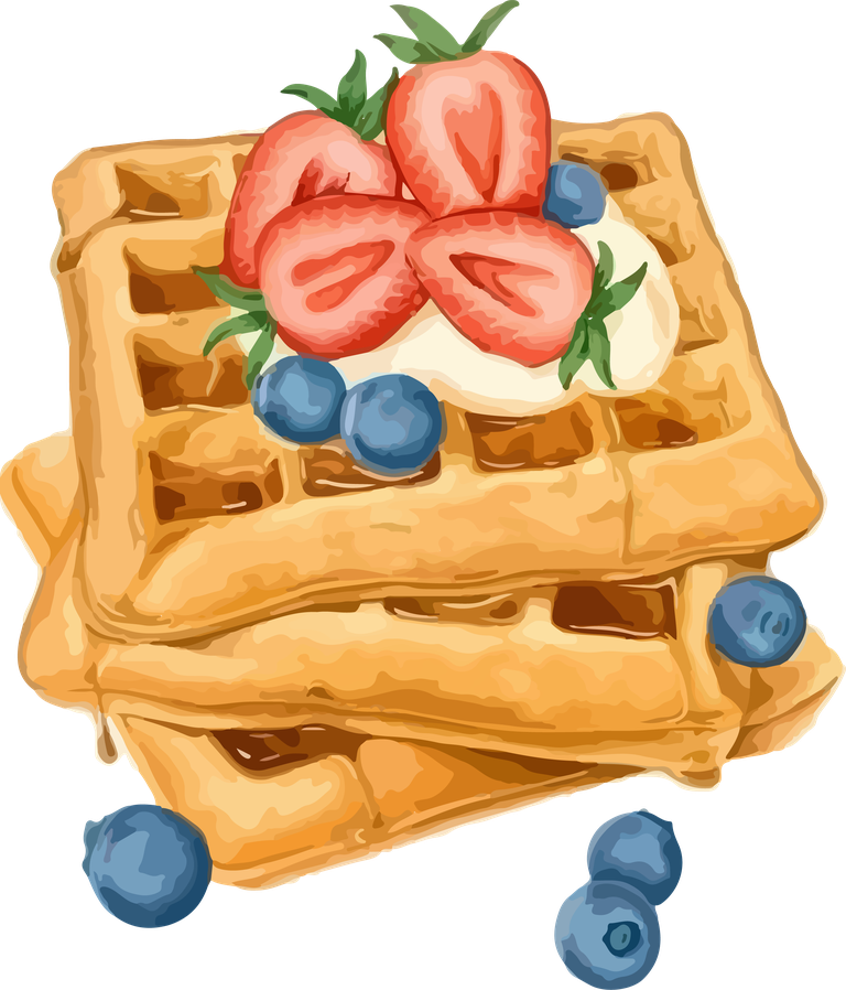 delicious food art pancake watercolor vector illustration for breakfast lovers