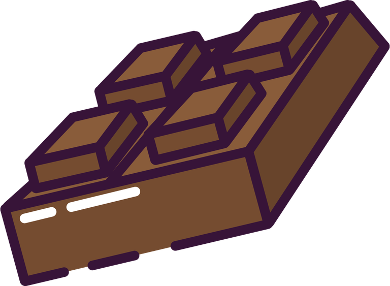 food icons collection colorful classical chocolate bar for tasty treats and desserts