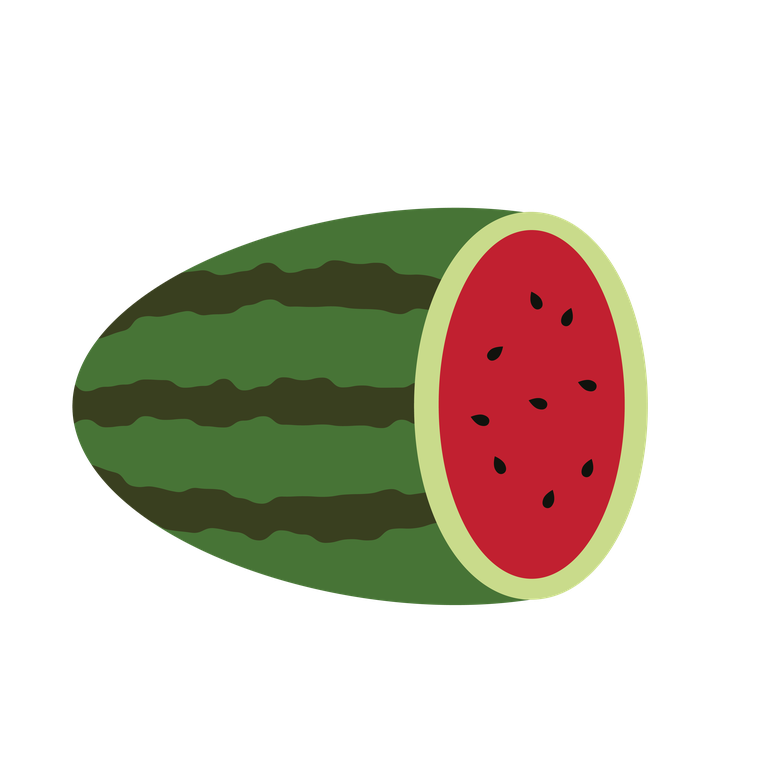 minimalistic fruit and vegetable illustration set for culinary and digital applications