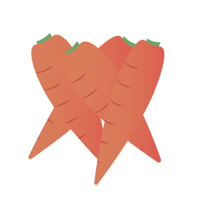 minimalistic fruit and vegetable illustration set for culinary and digital applications