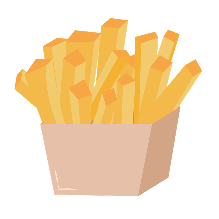 simple fast food illustrations for restaurant menu