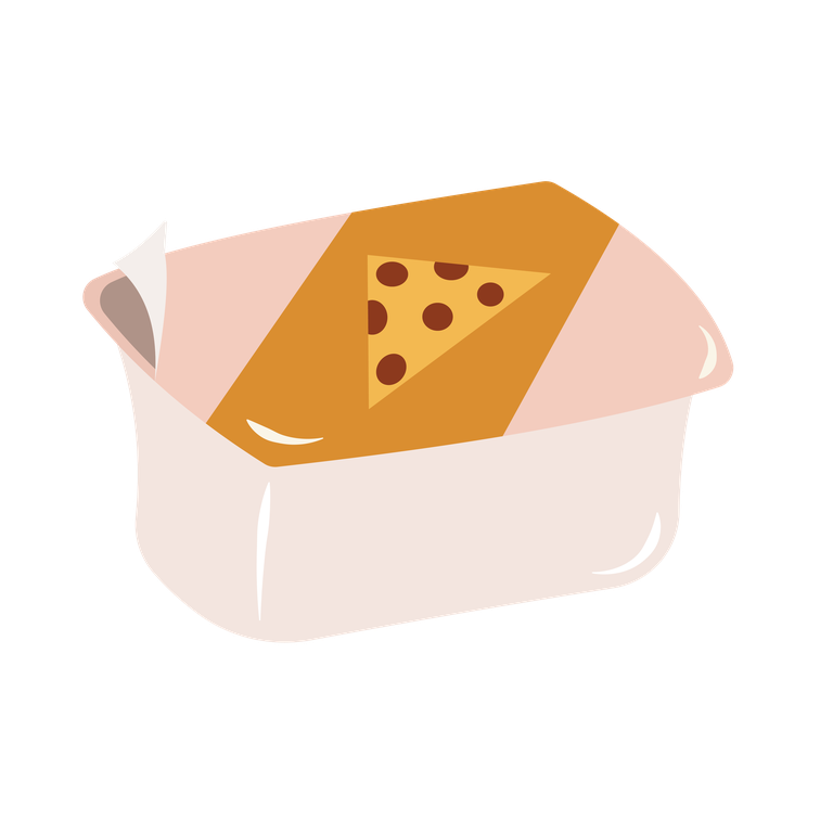 minimalistic dairy product illustration set for culinary and digital applications