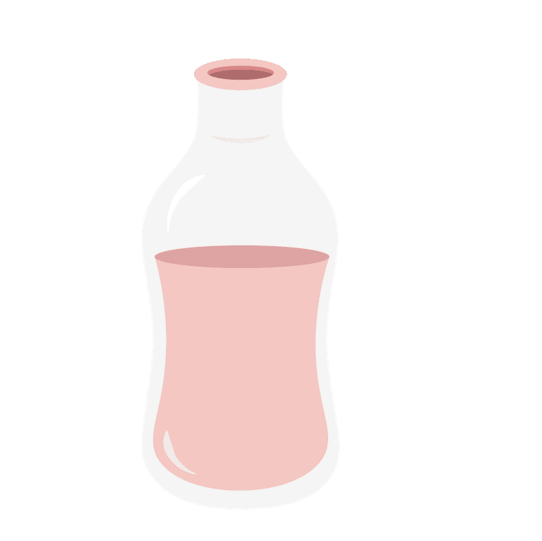 minimalist beverage containers in clean modern style with plastic and glass options