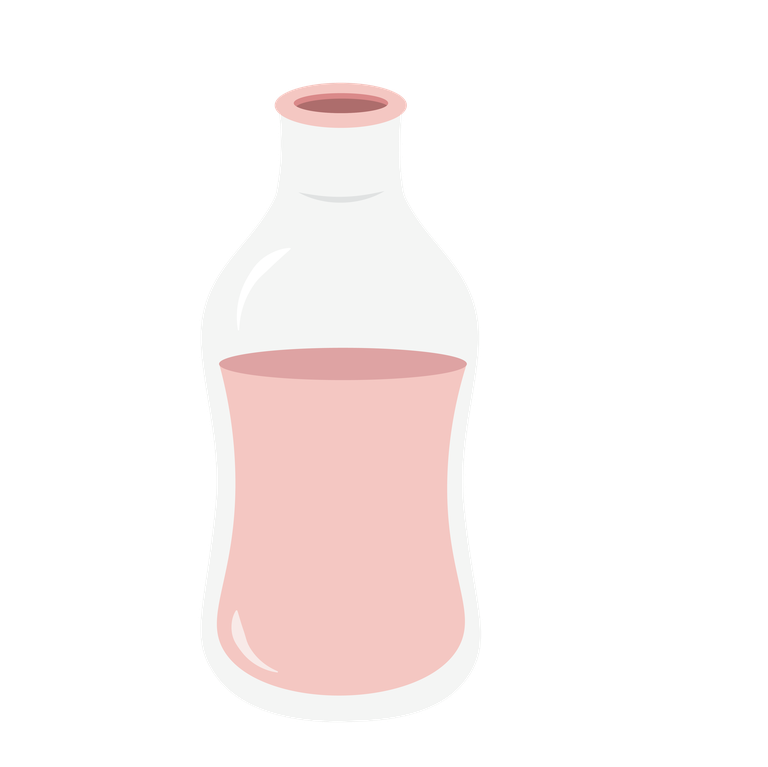 minimalist beverage containers in clean modern style with plastic and glass options